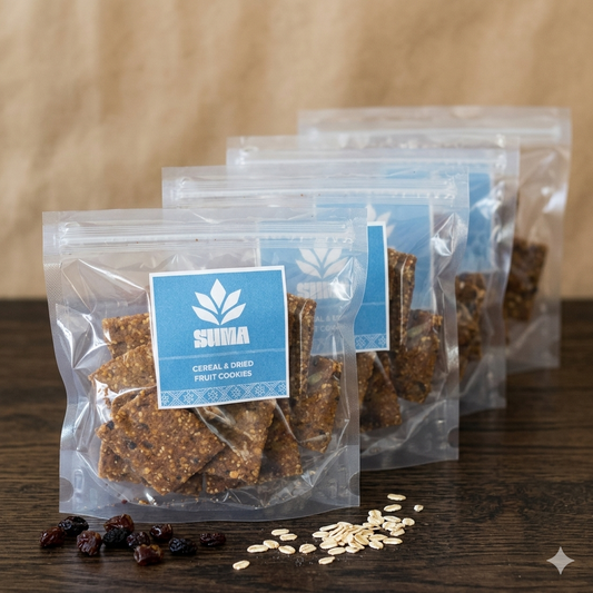 Cereal & Dried Fruit Cookies
