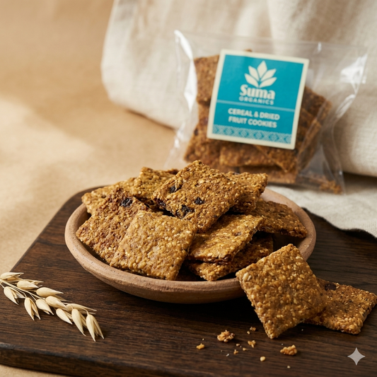 Cereal & Dried Fruit Cookies