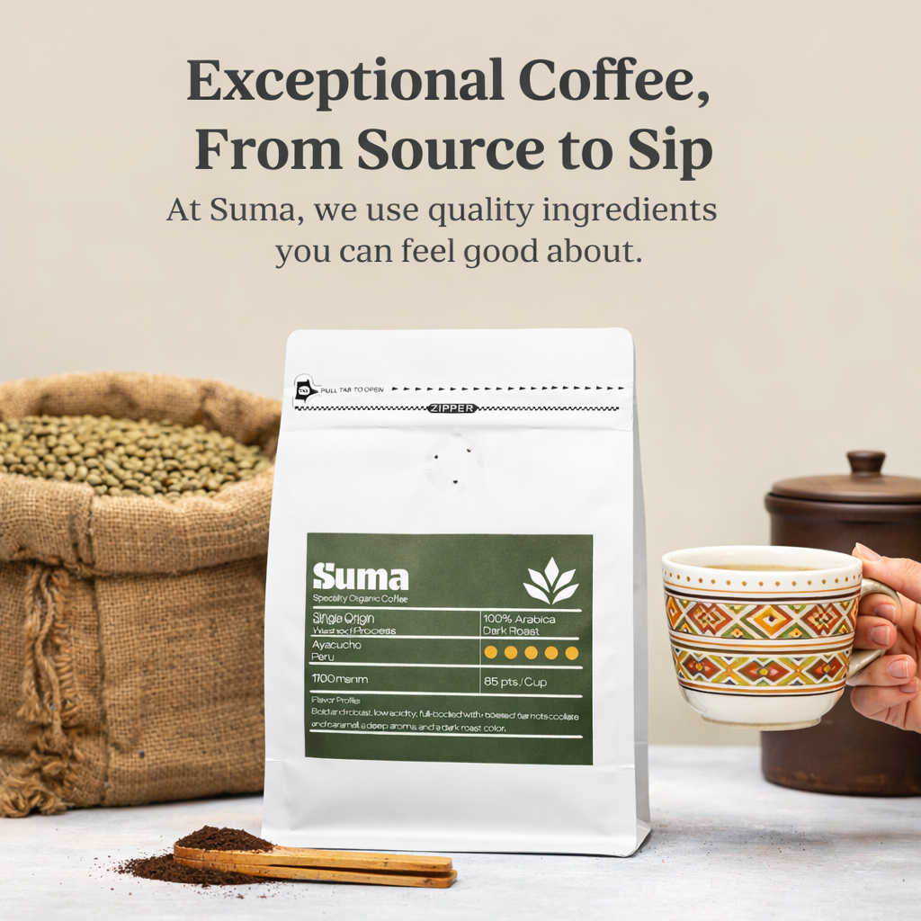 Single-Origin Dark Roast — Ayacucho, Peru. 8oz bag